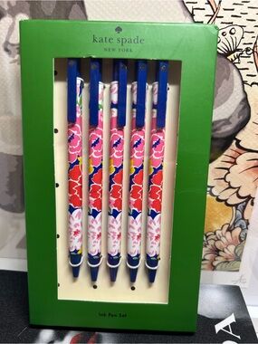 KATE SPADE ♠️ 🖊️ Sunset Blossoms Click Pens